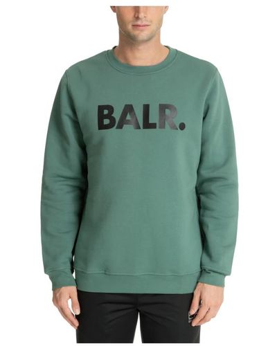 BALR Gemustertes logo sweatshirt - Grün