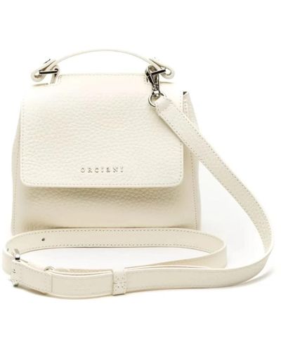 Orciani Soft mini handtasche bianco - Weiß