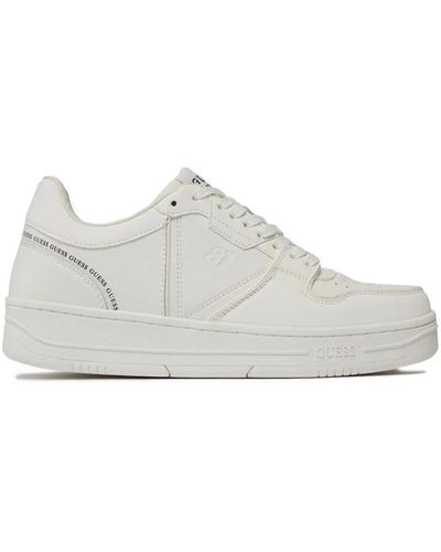 Guess Weiße sneakers synthetische schuhe