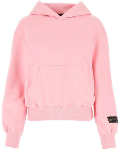 we11done Baumwoll -Sweatshirt - Pink