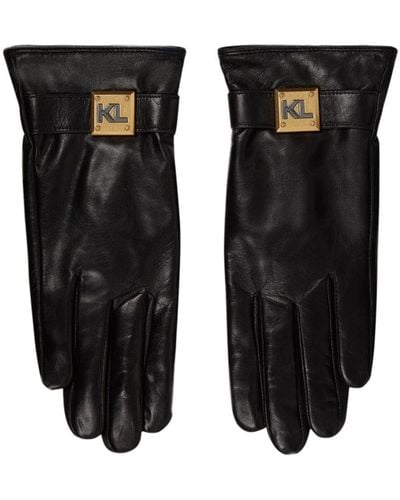 Karl Lagerfeld Gloves - Black