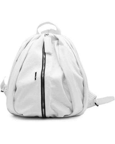 Vic Matié Weißer rucksack mit falten - Grau