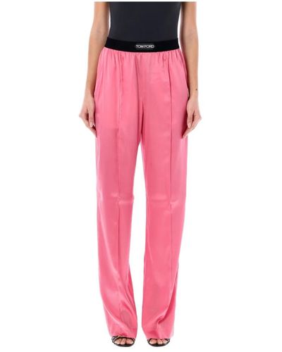 Tom Ford Trousers > straight trousers - Rose