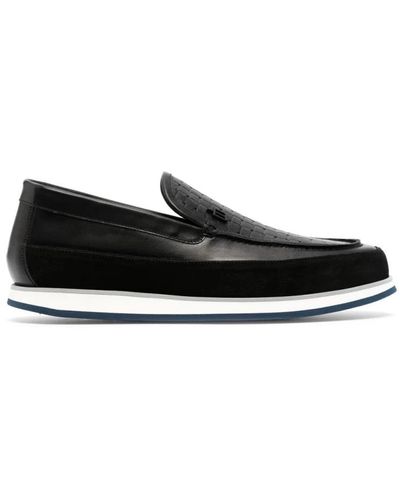 Baldinini Elegante schwarze loafers