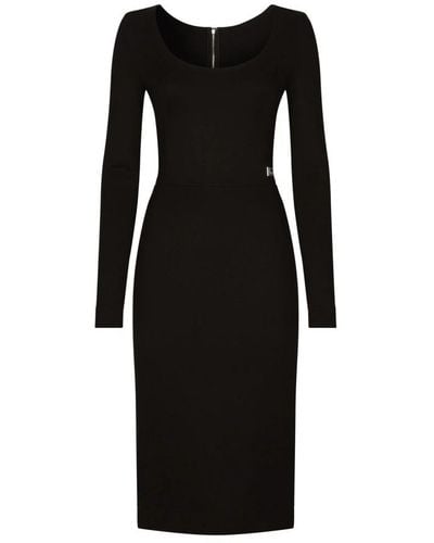 Dolce & Gabbana Vestidos de verano elegantes - Negro