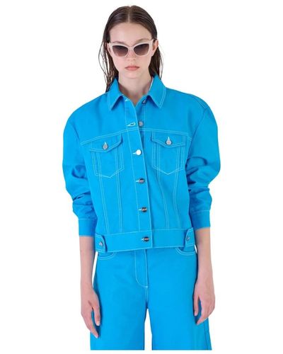Silvian Heach Jackets > light jackets - Bleu