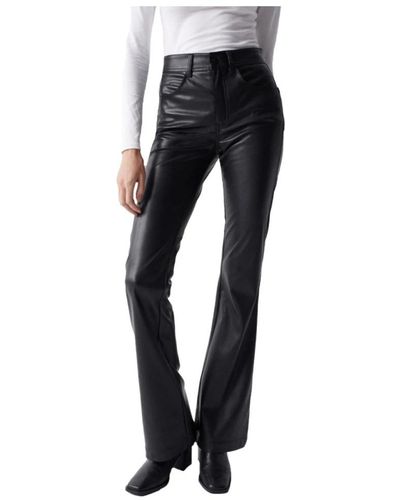 Salsa Jeans Wide Trousers - Black