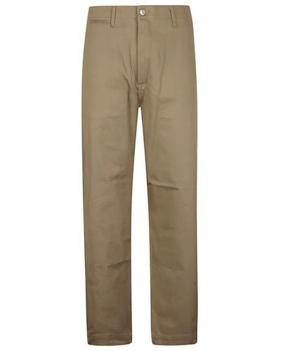 Edwin Straight Trousers - Natural