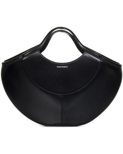 Alexander McQueen Schwarze handtasche ss24,handbags