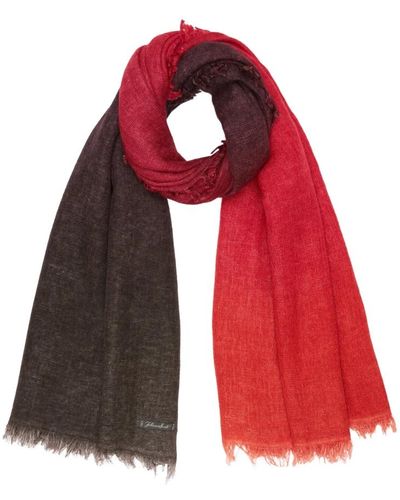 Faliero Sarti Accessories > scarves > silky scarves - Rouge