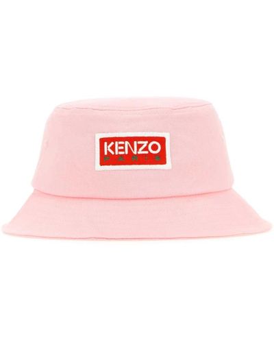 KENZO Sombrero de cubo de algodón - Rosa