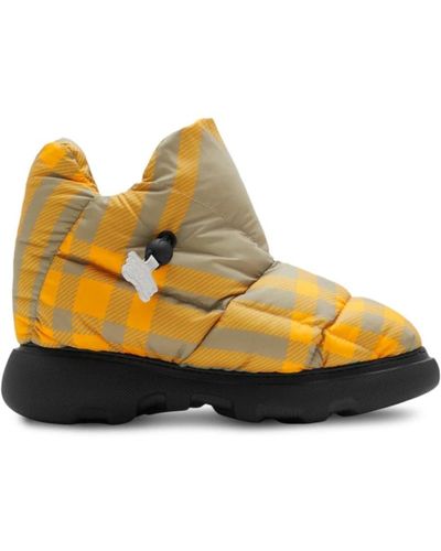 Burberry Vintage check slip-on sneakers amarillo