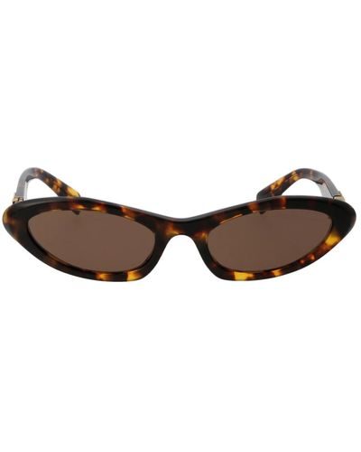 Miu Miu Stylische sonnenbrille mit modell 09ys - Braun