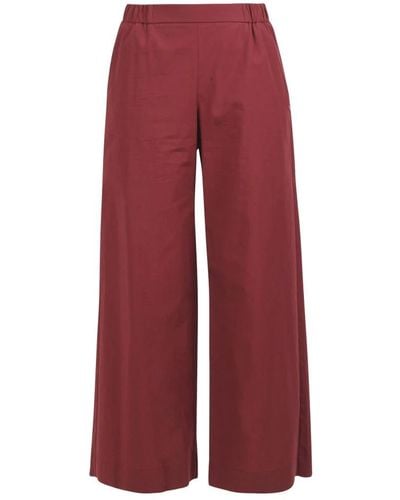 Ottod'Ame Wide Trousers - Red