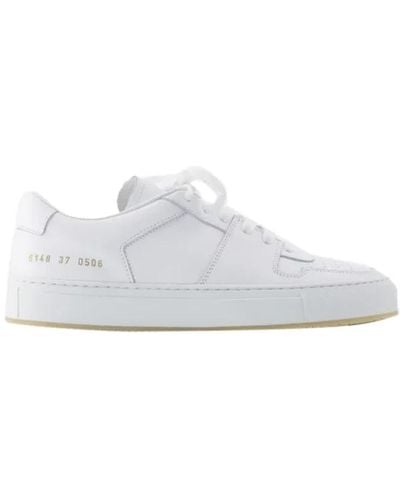 Common Projects Leder sneakers - Weiß