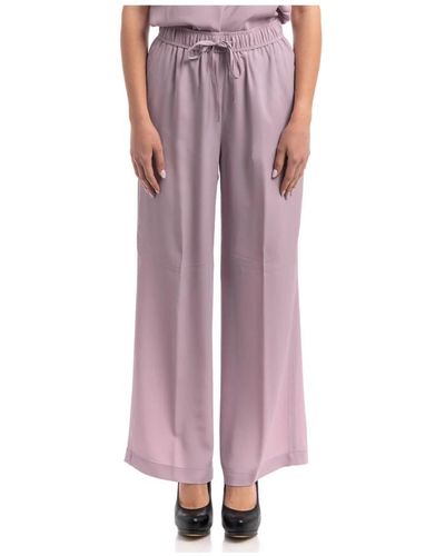 Seventy Trousers > wide trousers - Violet