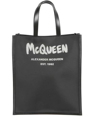 Alexander McQueen Stilvolle handtasche für den alltag - Schwarz
