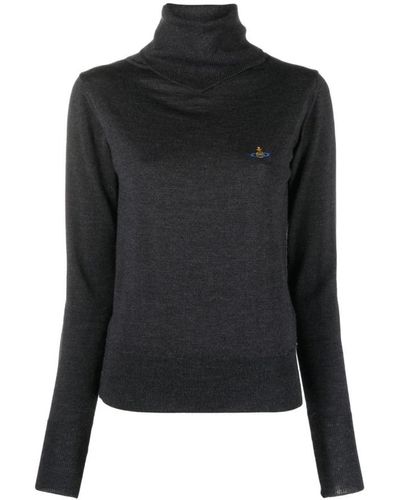Vivienne Westwood Knitwear > turtlenecks - Noir