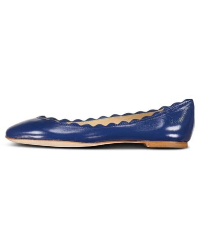 Fabio Rusconi Ballerinas cloe aus leder - Blau