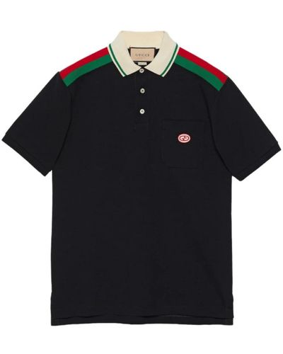 Gucci Polo Shirts - Black