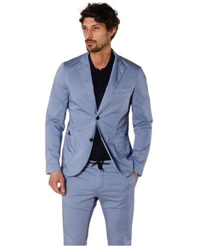 Mason's Regular fit blazer uomo da vinci travel - Blu