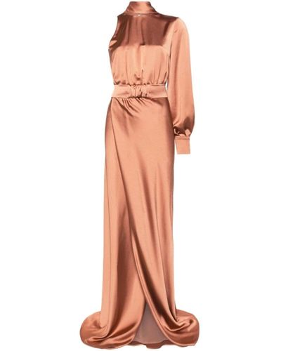 Pinko Braune elegante kleider - Orange