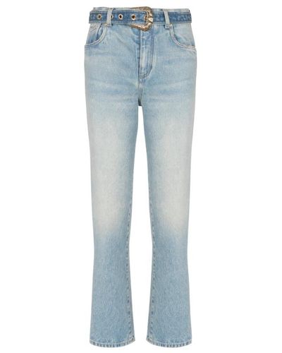 Balmain Jeans classici con cintura - Blu