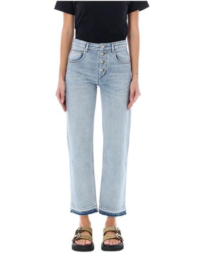 Isabel Marant Cropped Jeans - Blue