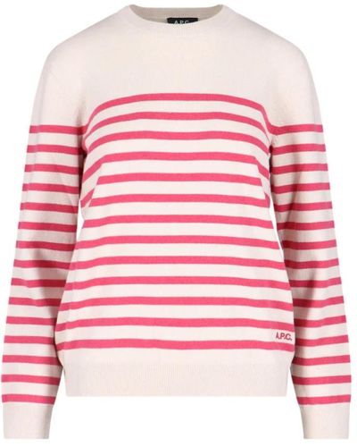 A.P.C. Sweaters white - Rosa