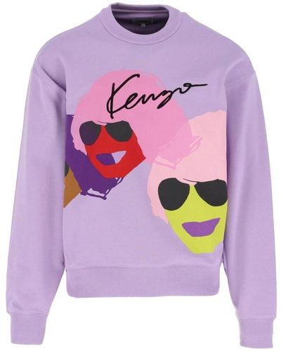 KENZO Sweatshirts - Purple