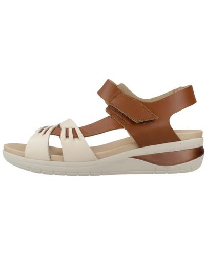 Pitillos Flat sandals - Braun