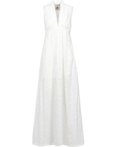 Semicouture Dresses > day dresses > maxi dresses - Blanc