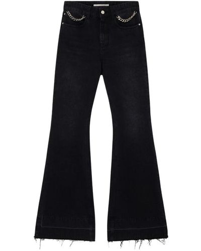 Stella McCartney Retro flare schwarze jeans