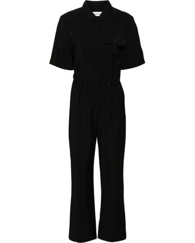 Calvin Klein Vestido negro con botones en relieve
