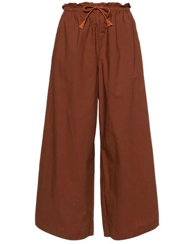 Forte Forte Wide trousers - Braun