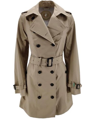 Save The Duck Trench coats - Natur