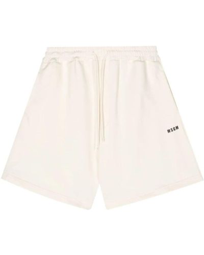 MSGM Bermuda 01 stylische casual shorts - Natur