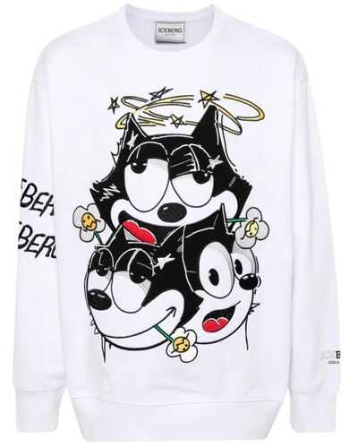 Iceberg Sweatshirts & hoodies > sweatshirts - Blanc