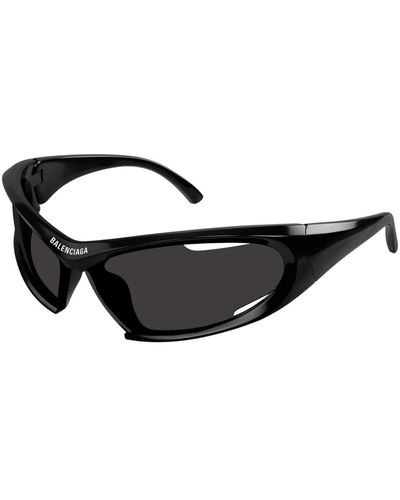 Balenciaga Schwarze sonnenbrille mit zubehör