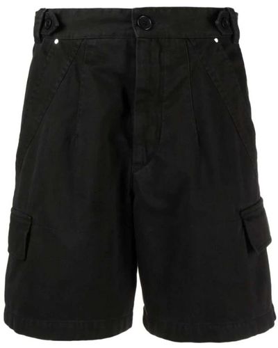 Isabel Marant Schwarze baumwoll-cargoshorts