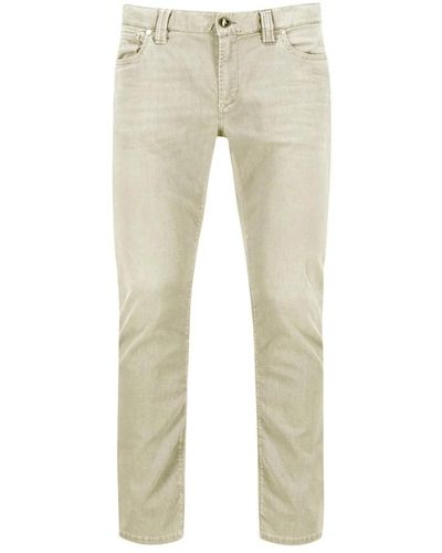 ALBERTO Slim-Fit Jeans - Natural