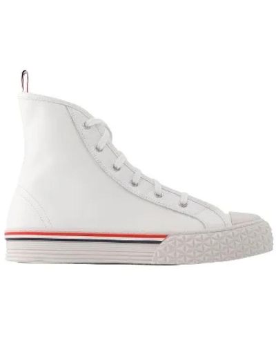 Thom Browne Leder sneakers - Weiß