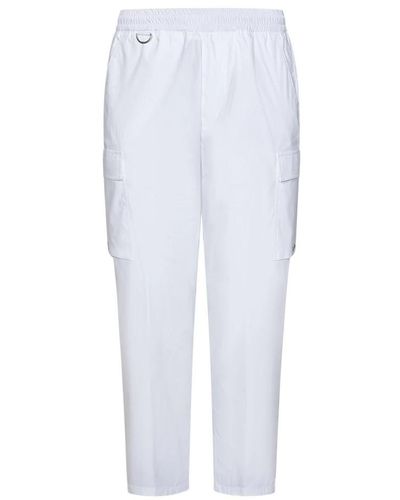 Low Brand Slim-Fit Pants - White