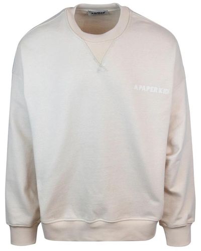 A PAPER KID Sweatshirts - Grey