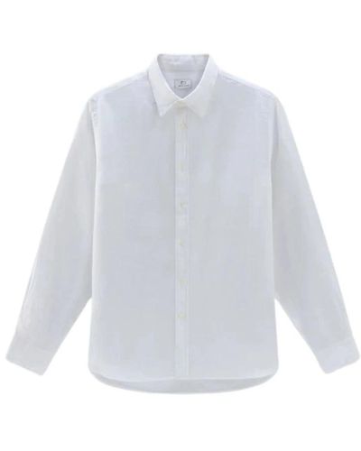 Woolrich Shirts > casual shirts - Blanc
