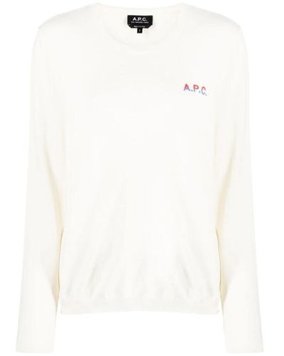 A.P.C. Sweatshirts & hoodies > sweatshirts - Blanc