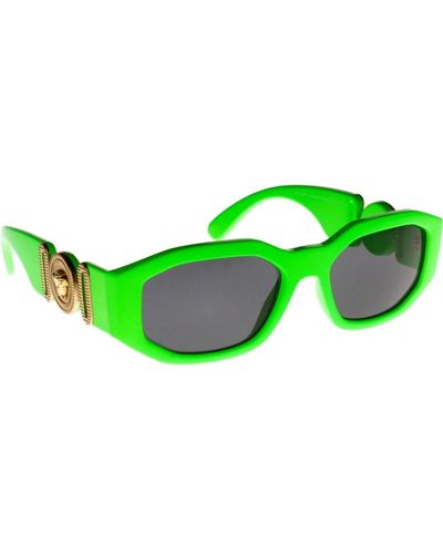 Versace Ikonoische sonnenbrille mit 2-jahres-garantie - Grün