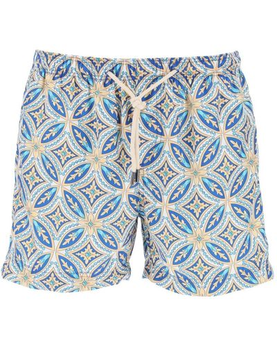 Peninsula Bermuda-shorts im mediterranen stil - Blau