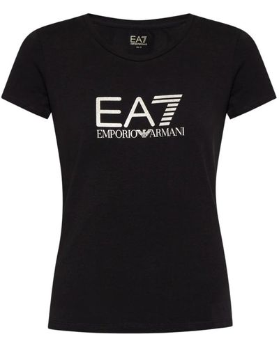 EA7 Camiseta estampada - Negro