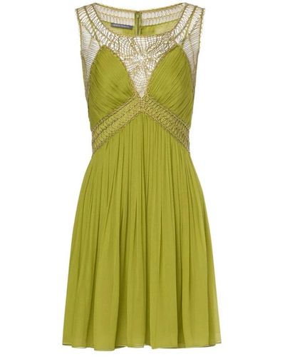 Alberta Ferretti Short Dresses - Green